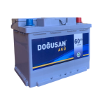 Doğusan Akü 12V 60 Amper 2025 Üretim ( Bursa )